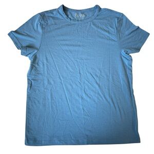 FEAT COTTON / TENCEL BLUE SHORT SLEEVE TSHIRT SMALL WOMENS